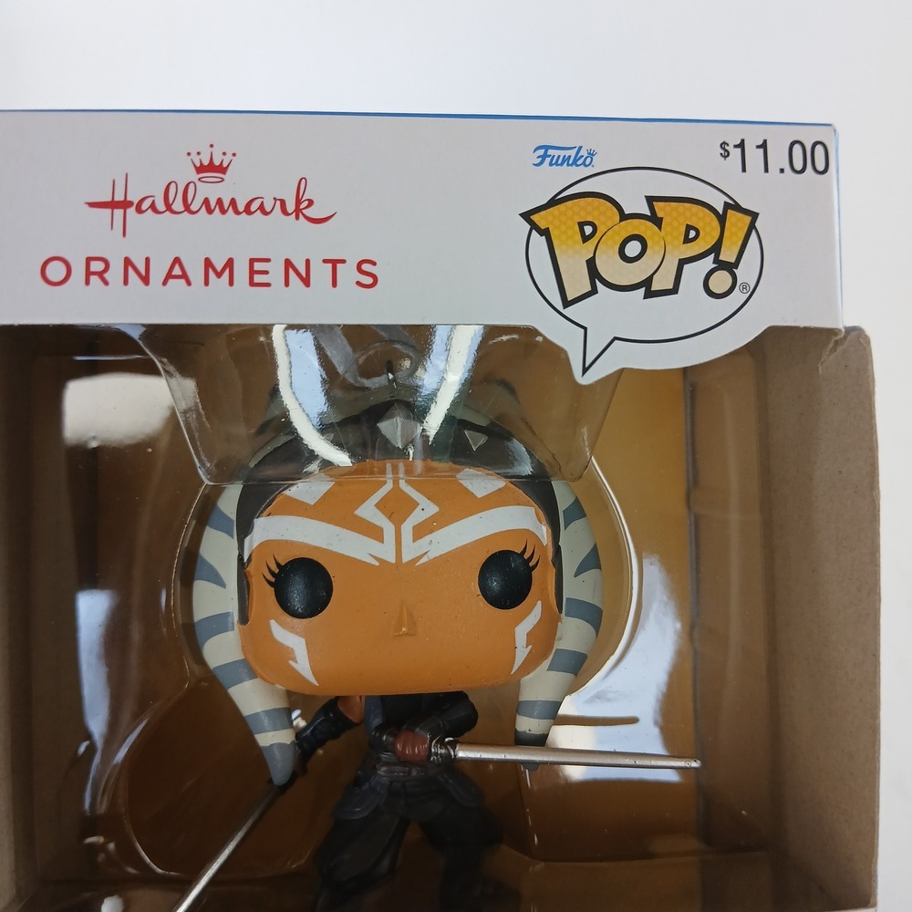 HALLMARK FUNKO POP STARWARS ORNAMENT AHSOKA TANO Christmas Tree Lucasfilm Decor - Picture 6 of 6